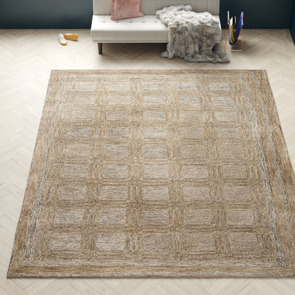 Greyleigh™ Teen Aaliyah HandTufted Wool Brown Area Rug & Reviews Wayfair